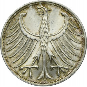 Germany, FRG, 5 Mark Stuttgart 1974 F