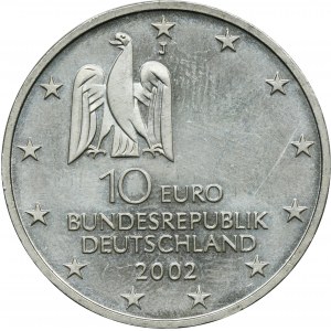 Niemcy, 10 Euro Hamburg 2002 J - Wystawa Sztuki Współczesnej Documenta 2002