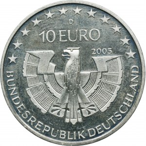 Niemcy, 10 Euro Monachium 2005 D - Park Narodowy Lasu Bawarskiego