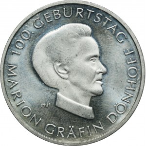 Allemagne, 10 Euro Hamburg 2009 J - 100ème anniversaire de Marion Gräfin Dönhoff