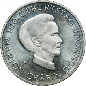 Germany, 10 Euro Hamburg 2009 J - 100th Birth Anniversary of Marion Gräfin Dönhoff