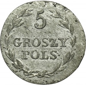 Królestwo Polskie, 5 groszy polskich 1827 FH