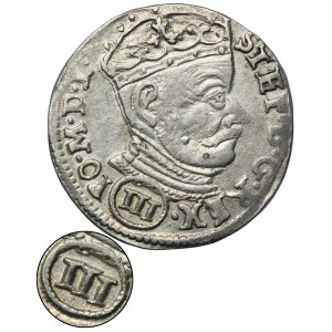 Stefan Batory, Trojak Wilno 1580 - III w okrągłej tarczy