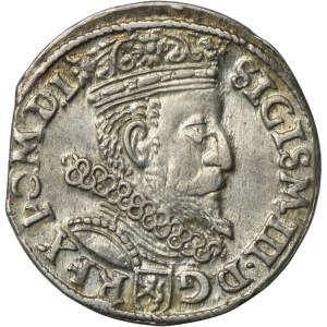 Zygmunt III Waza, Trojak Kraków 1604 - przebitka w dacie