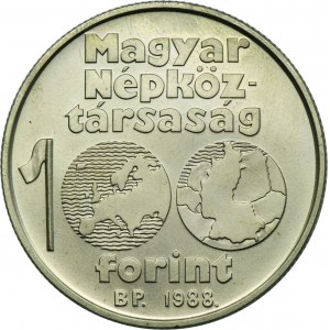 Węgry, 100 Forintów Budapeszt 1988 - Mistrzostwa Europy w Piłkę Nożną