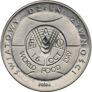 PRÓBA NIKIEL, 50 złotych 1981 FAO, Światowy Dzień Żywności