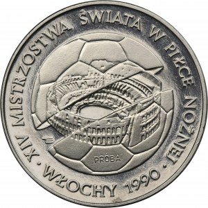 PRÓBA NIKIEL, 500 złotych 1988 XIV Mistrzostwa Świata w Piłce Nożnej - Włochy 1990