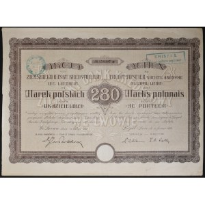 Ziemski Bank Kredytowy S.A., 280 mkp 15.02.1921