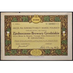 Zjednoczone Browary Grodziskie, 10.000 mkp, Emisja IV