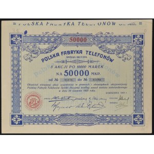 Polska Fabryka Telefonów S.A., 5 x 10,000 mkp