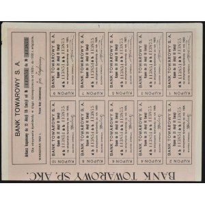 Bank Towarowy S.A., 25 x 1.000 mkp, Emisja III