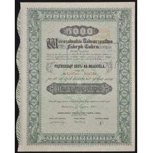 Warszawskie Towarzystwo Fabryk Cukru S.A., 50 x 100 zloty 1937