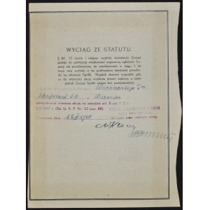 Warszawskie Towarzystwo Ubezpieczeń S.A., 5 x 100 zł
