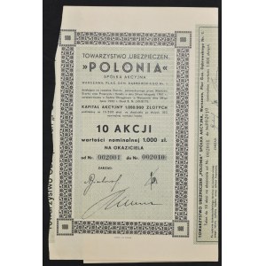 Towarzystwo Akcyjne Ubezpieczeń Polonia, 10 x PLN 100