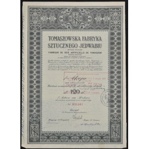 Tomaszowska Fabryka Sztucznego Jedwabiu S.A., 120 zł