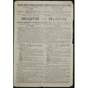 Warsaw-Vienna Iron Road Society, 4% bond 1,250 rubles 1894, series IX