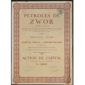 Petroles de Zwor, 100 francs