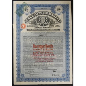 Danzig, Tobacco Monopoly, £50 1927, Danziger Besitz