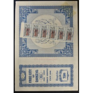 Gdańsk, Tobacco Monopoly, 50 funtów 1927, Danziger Besitz