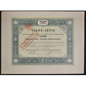 Trachenberg-Militscher Kreisbahn Aktiengesellschaft, 1,000 marks 1894