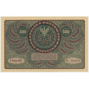 500 marek 1919 - I Serja BZ -