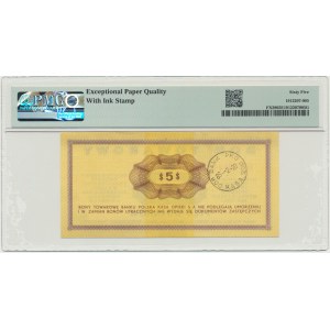 Pewex, $5 1969 - GE - PMG 65 EPQ