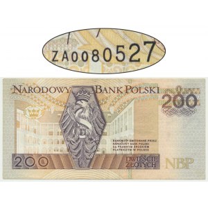 200 złotych 1994 - ZA - seria zastępcza TDLR - rzadsza