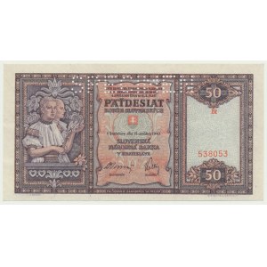 Słowacja, 50 koron 1940 - WZÓR -