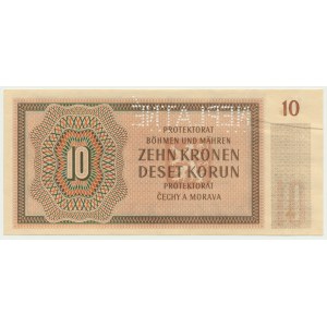 Bohemia & Moravia, 10 Korun 1942 - SPECIMEN -