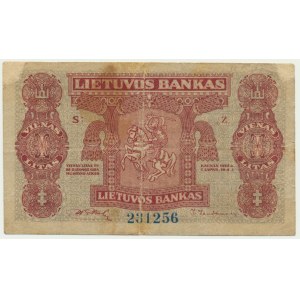 Litwa, 1 litas 1922
