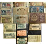 Klasery z banknotami z całego świata (ok.190 szt.)