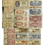 Klaser z banknotami polskimi (ok. 370 szt.)