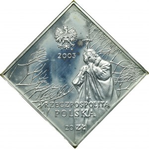 20 złotych 2003 Jan Paweł II