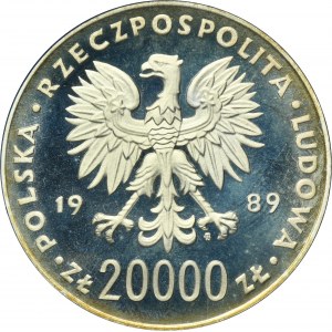 20.000 złotych 1989 Mistrzostwa Świata w Piłce Nożnej Włochy 1990