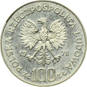 SAMPLE, 100 gold 1978 Adam Mickiewicz