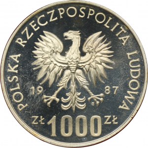 PRÓBA, 1.000 złotych 1987 Igrzyska XXIV Olimpiady 1988