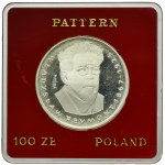 PRÓBA, 100 złotych 1977 Władysław Reymont, głowa w prawo