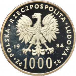 PRÓBA, 1.000 złotych 1984 Ochrona Środowiska Łabędź