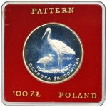 PRÓBA, 100 złotych 1982 Ochrona Środowiska, Bociany