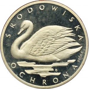 PRÓBA, 1.000 złotych 1984 Ochrona Środowiska Łabędź