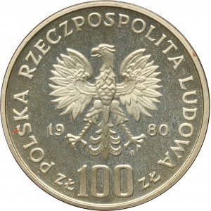 PRÓBA, 100 złotych 1980 Ochrona Środowiska Głuszec