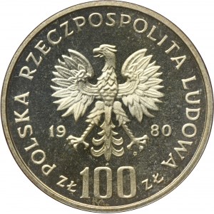 PRÓBA, 100 złotych 1980 Ochrona Środowiska Głuszec