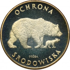 PRÓBA, 100 złotych 1983 Ochrona Środowiska Niedźwiedzie