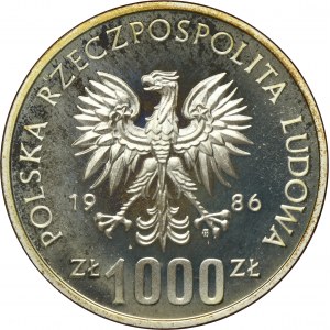 PRÓBA, 1.000 złotych 1986 Władysław I Łokietek
