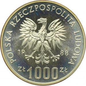 SAMPLE, 1,000 zloty 1988 Jadwiga