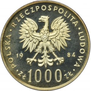 SAMPLE, 1,000 Gold 1984 40th Anniversary of the People's Republic of Poland