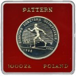 PRÓBA, 1.000 złotych 1987 XV Zimowe Igrzyska Olimpijskie 1988