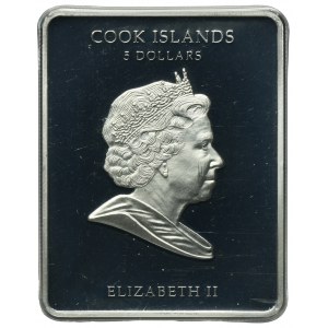 Wyspy Cooka, Elżbieta II, 5 Dolarów Karlsfeld 2009 - Johannes Vermeer