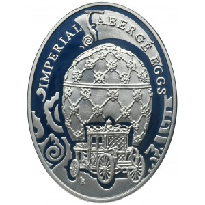 Niue, Elizabeth II, 2 Dollars Warsaw 2010 - Coronation Egg