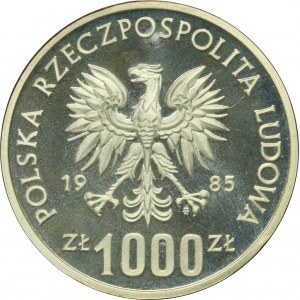 PRÓBA, 1.000 złotych 1985 Ochrona Środowiska Wiewiórka